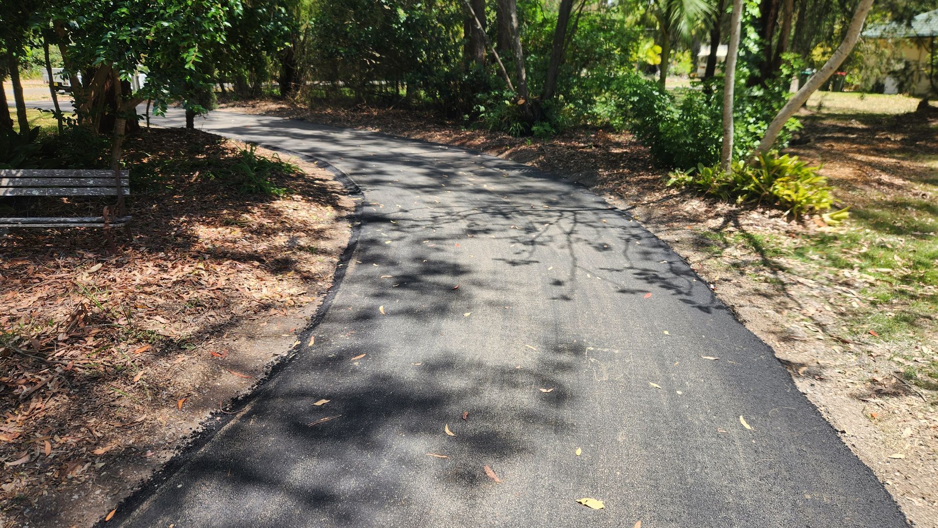 Asphalt Pathway Through A Park — TAC Asphalt Services in Warners Bay, NSW