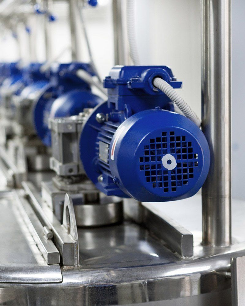 Electric Motors on Steel Tanks — Albertville, AL — Albertville Electric Motor Service Inc Electric Motors on Steel Tanks — Albertville, AL — Albertville Electric Motor Service Inc