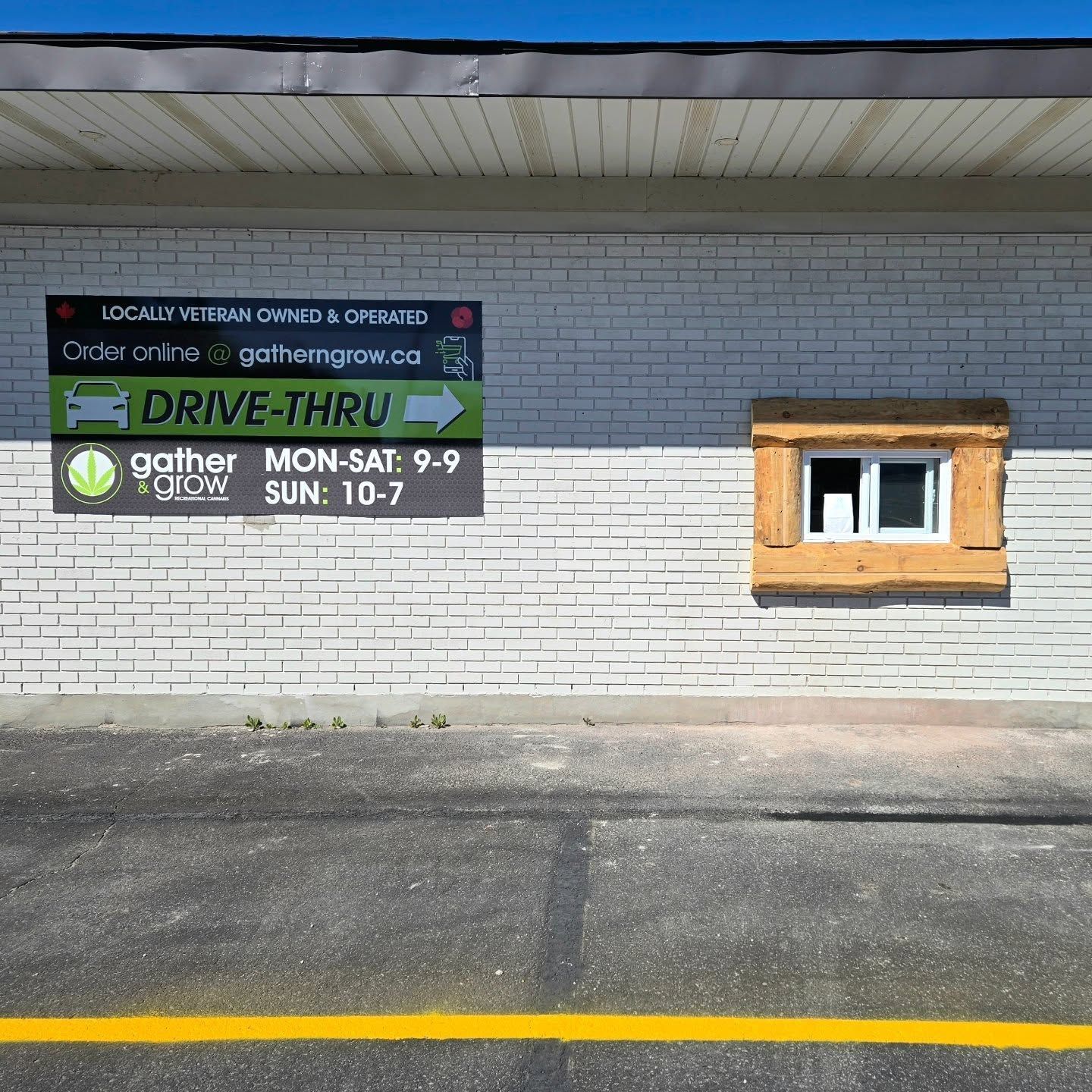 Gather and Grow Drive Thru Window
