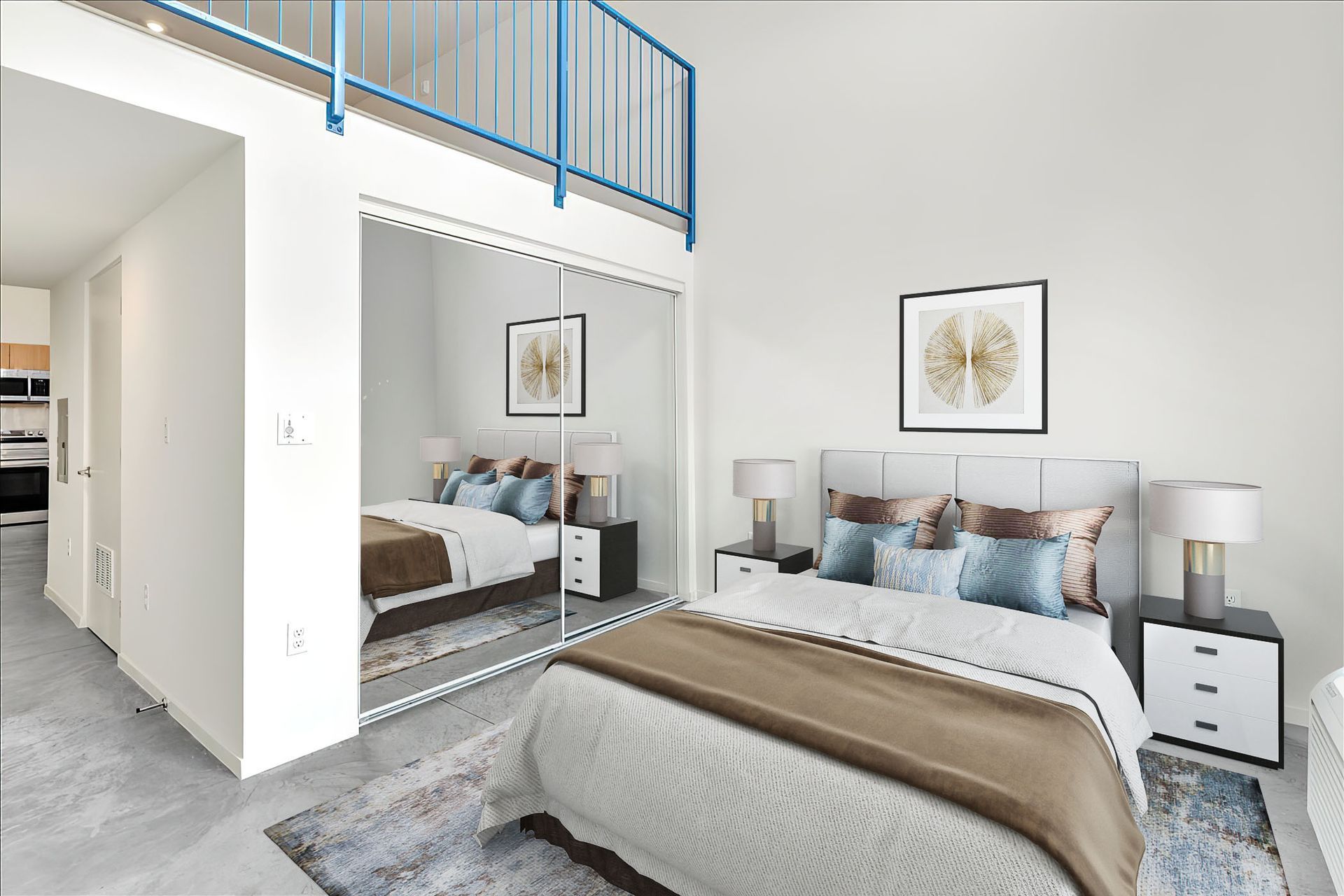 Studio Mezzanine, Bedroom
