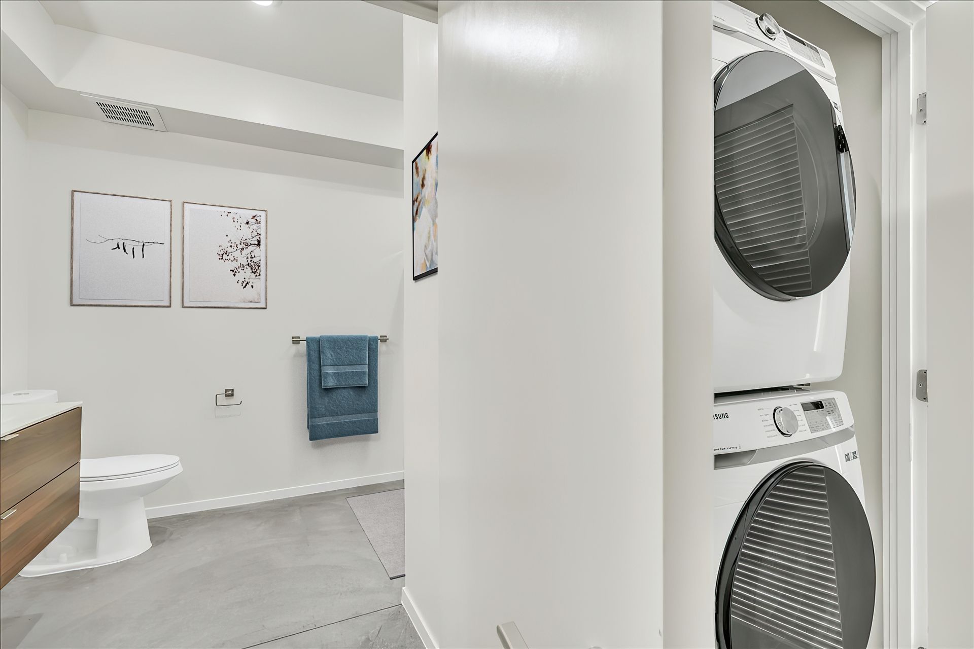 Studio, Bathroom and Laundry