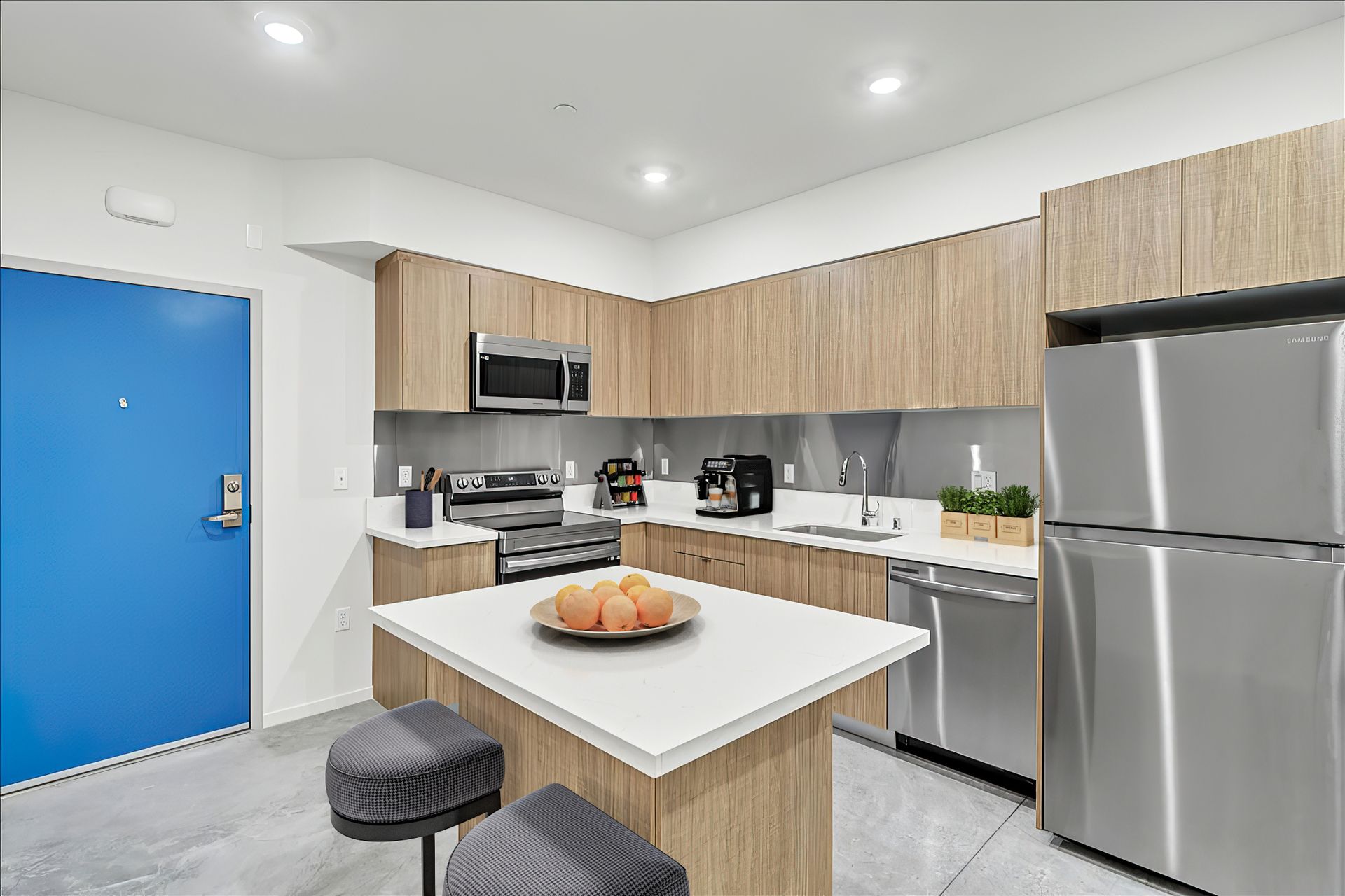 1 Bedroom 1 Bath, Kitchen and Entry area