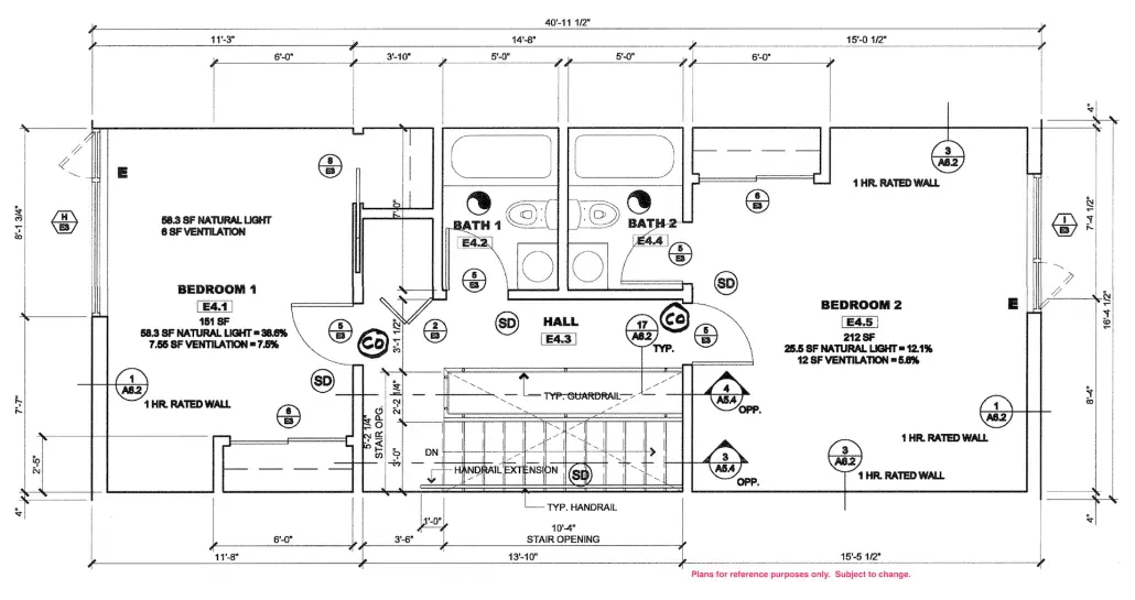 Designer 2 Bedroom 2 Bath Floor Plan