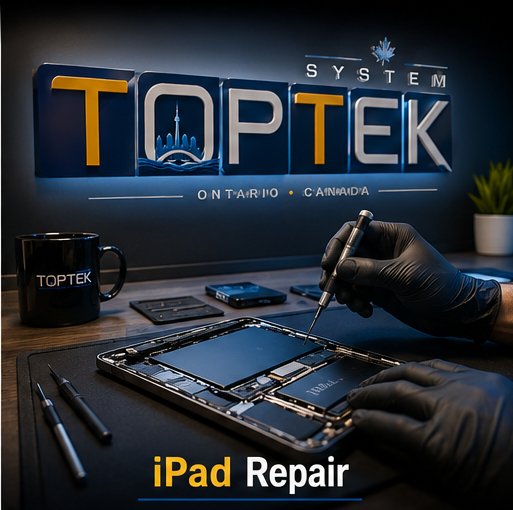 TOPTEK SYSTEM provides professional iPad repair services in Markham iPad Repair