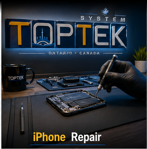 From common screen and battery problems to charging, camera and other device issues, TOPTEK SYSTEM provides professional iPhone repair and diagnostic services based on the model and condition of your device. Our iPhone Repair Services