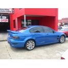 blue car