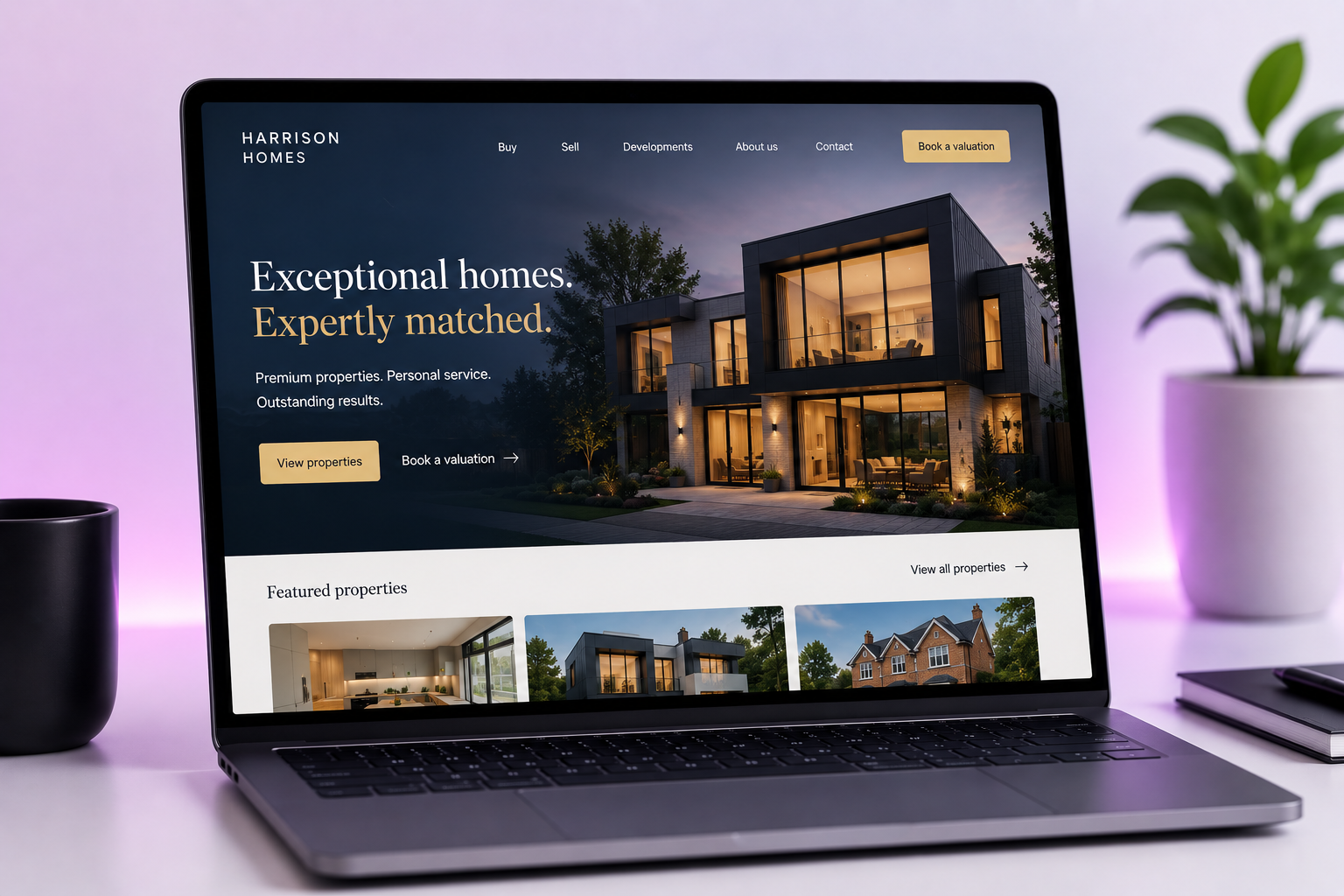 Professional website built by Enaible