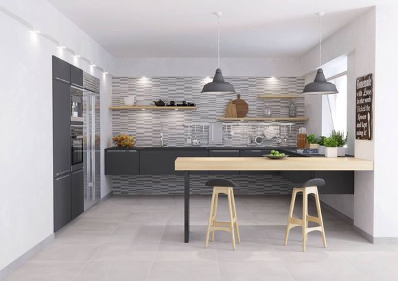 rendering rivestimento parete cucina