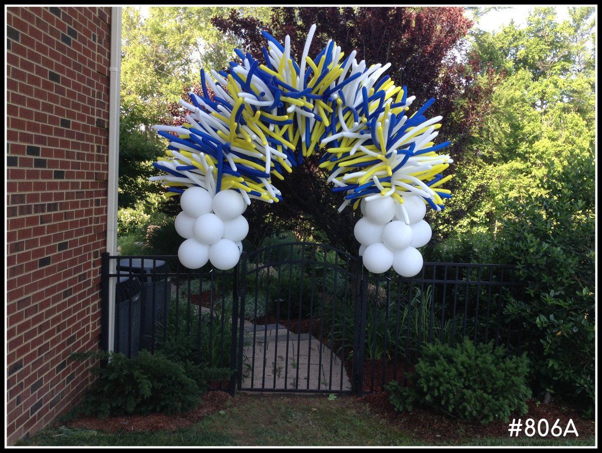 Decorative Balloon Decor for fence