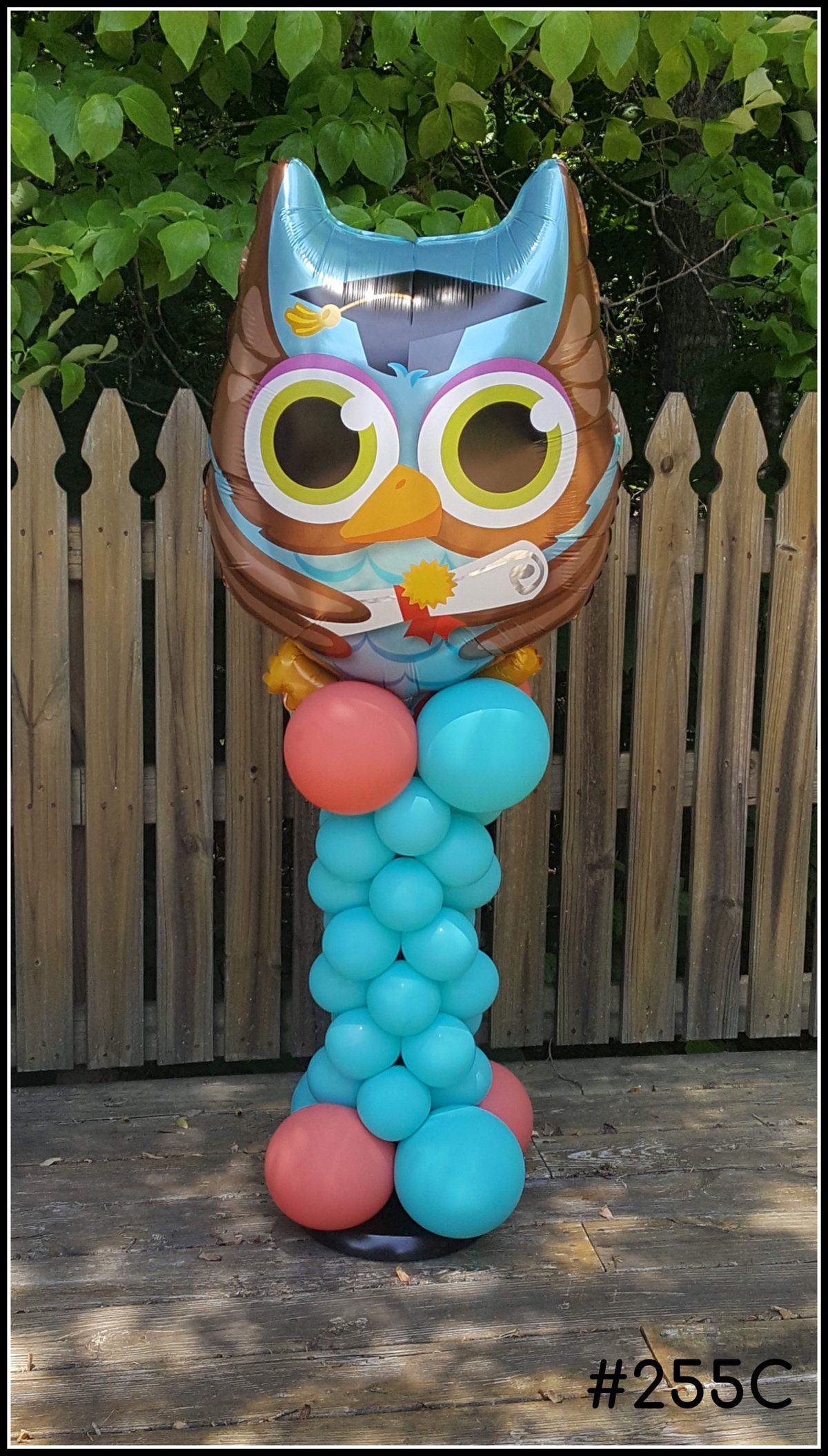 Owl balloon column