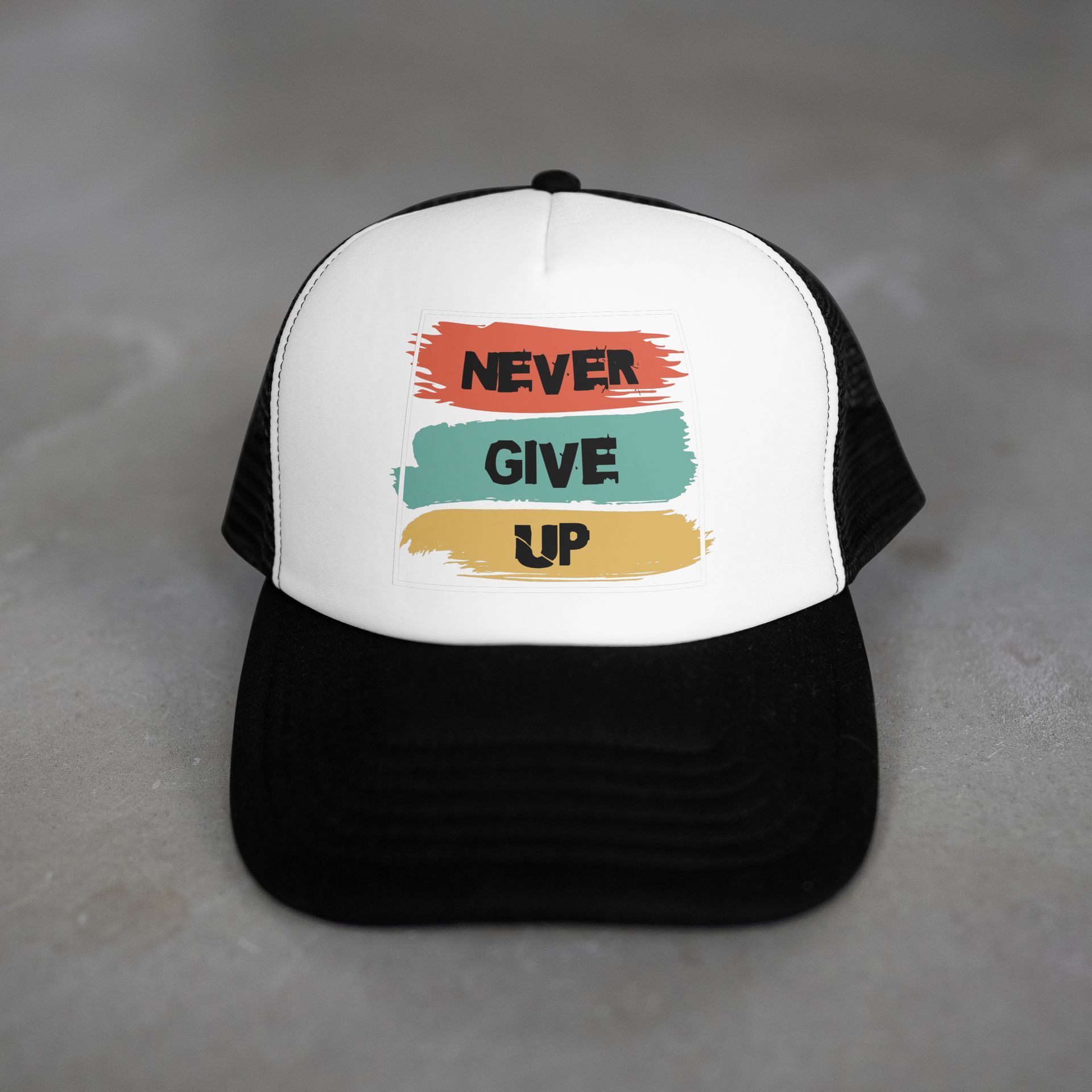 Trucker Cap Never Give Up!