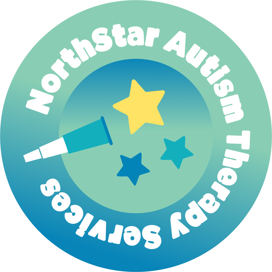 NorthStar ABA decorative star sticker for autism therapy branding