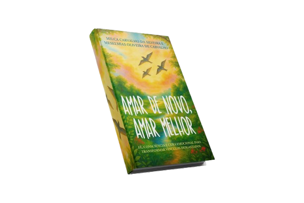 Capa do livro Amar de Novo, Amar Melhor de Meselmias Oliveira de Carvalho e Milca Carvalho da Silveira