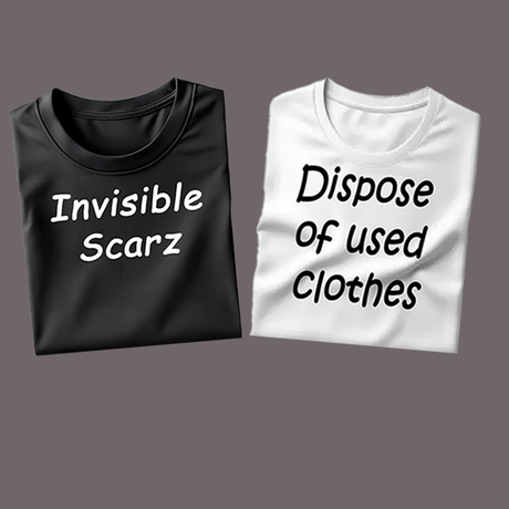 Camisetas com as frases