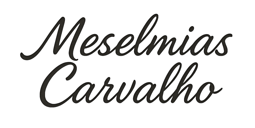 Logotipo de Meselmias Carvalho, escritor, pesquisador independente e conferencista.