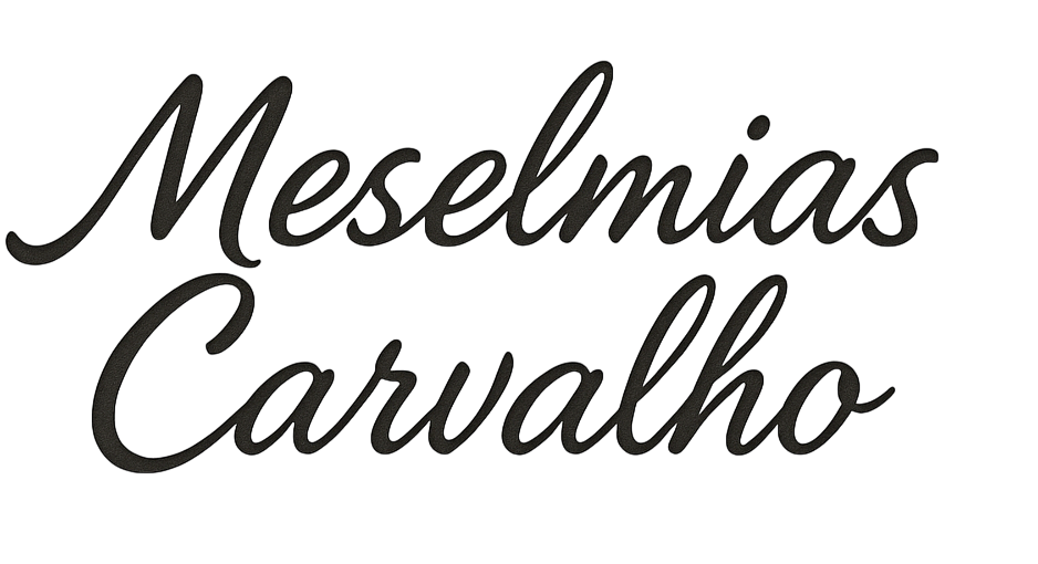 Logotipo de Meselmias Carvalho, escritor, pesquisador independente e conferencista.