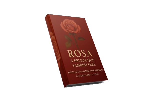 Capa do livro Rosa, segundo livro da Coleção Flores de Meselmias Oliveira de Carvalho