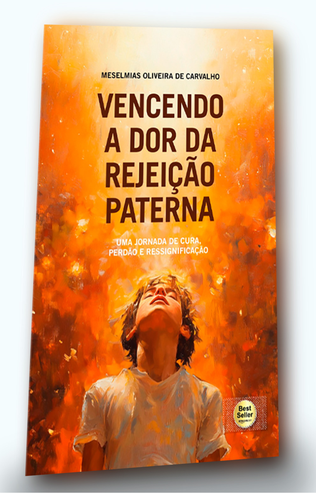 Capa do livro Vencendo a Dor da Rejeição Paterna de Meselmias Oliveira de Carvalho 