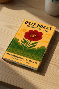 Capa do livro Onze Horas, primeiro livro da Coleção Flores de Meselmias Oliveira de Carvalho