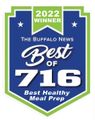 2022 winner badge: The Buffalo News Best of 716, Best Healthy Meal Prep