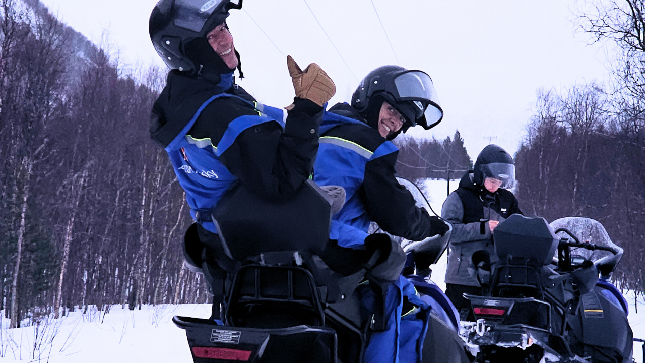 snow mobile adventure ride tromso norway