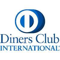 Un logo blu e bianco per Diners Club International