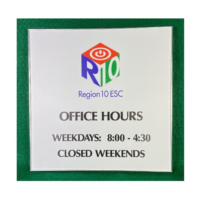 Door/office signs with corporate logo