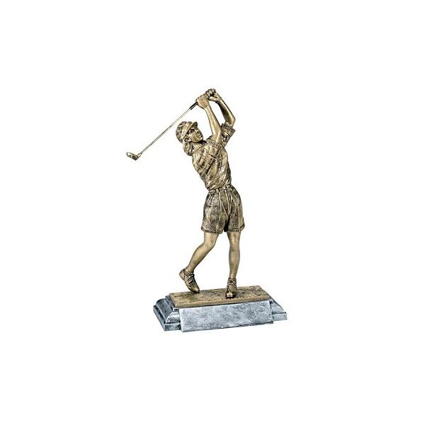 Girls/womens golf trophy.