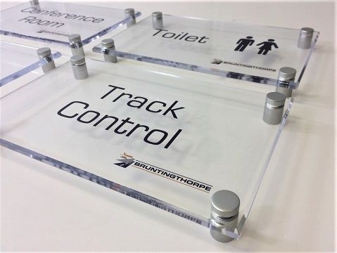 Branded signs enhance your company's image.