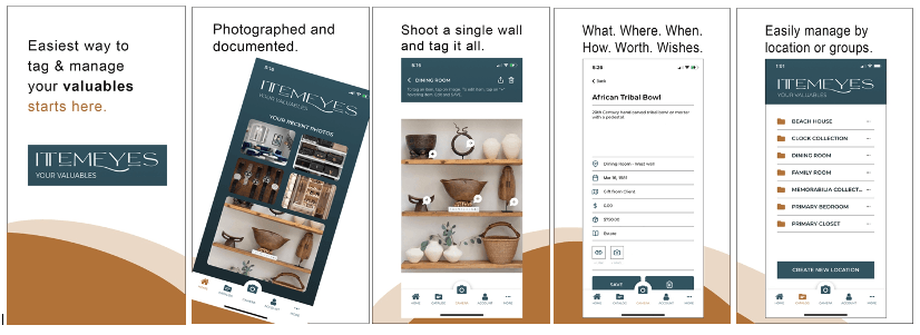 ItemEyes App differs from other household inventory apps