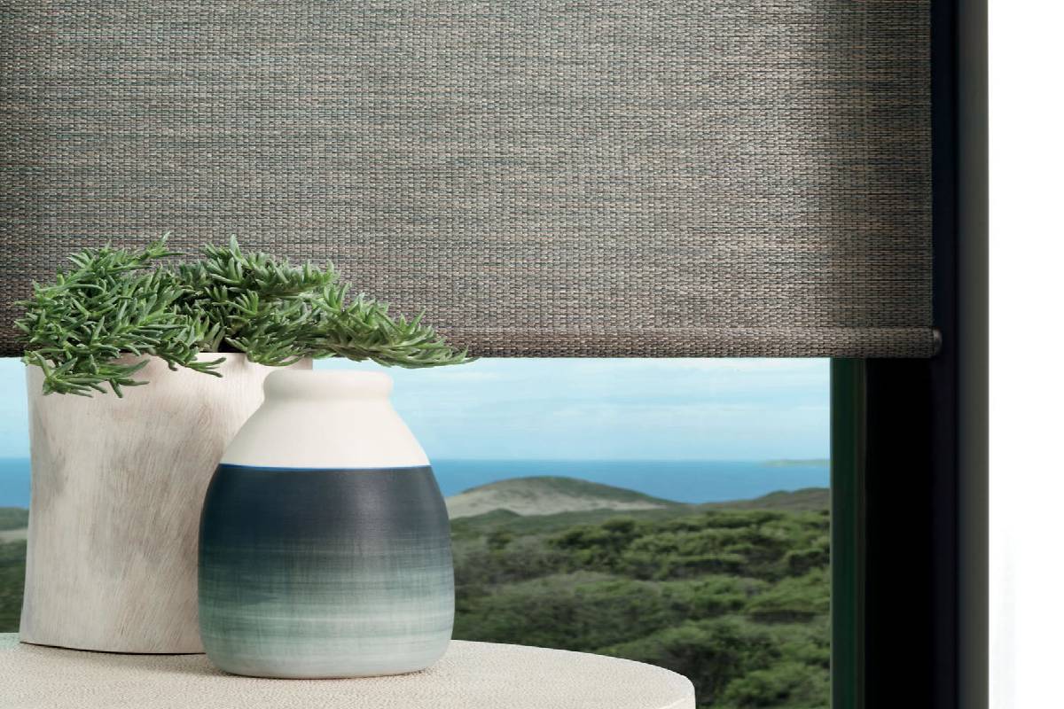 Hunter Douglas Alustra® Woven Textures Shades, wooden window shades, natural shades near Omaha, Nebraska (NE)