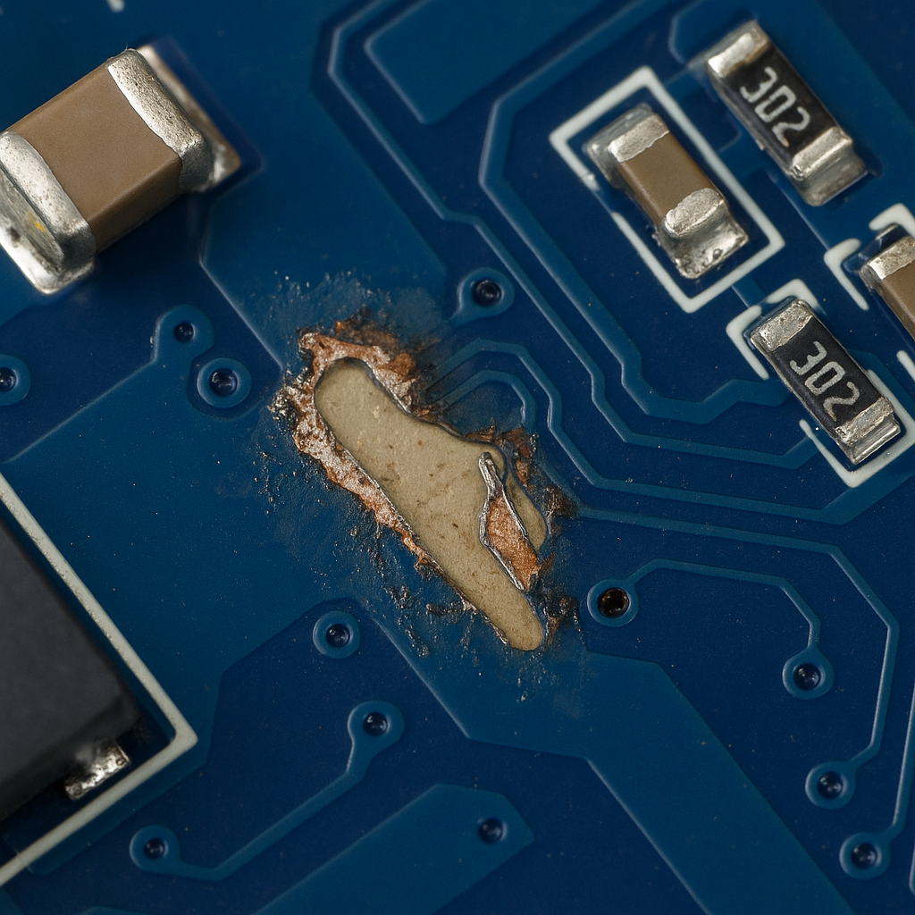 Gescheiterte DIY Reparatur Korrektur