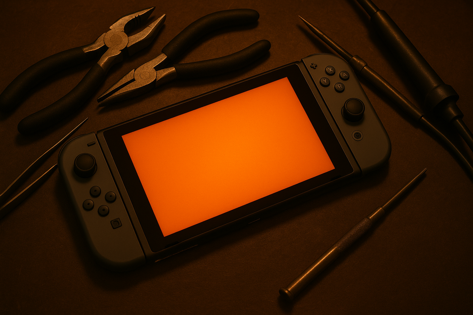 Nintendo Switch Orange Screen of death