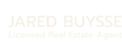 Faint logo reading “Jared Buysse” with “Licensed Real Estate Agent” beneath it on a white background