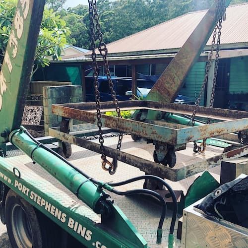 Green Industrial Waste Bin - Skip Hire in Port Stephens