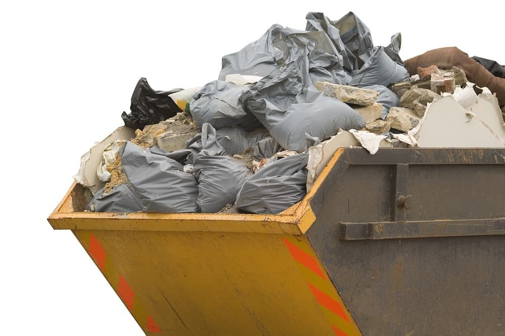 Dumpster Full of Debris is-hiring-a-skip-bin-worth-it