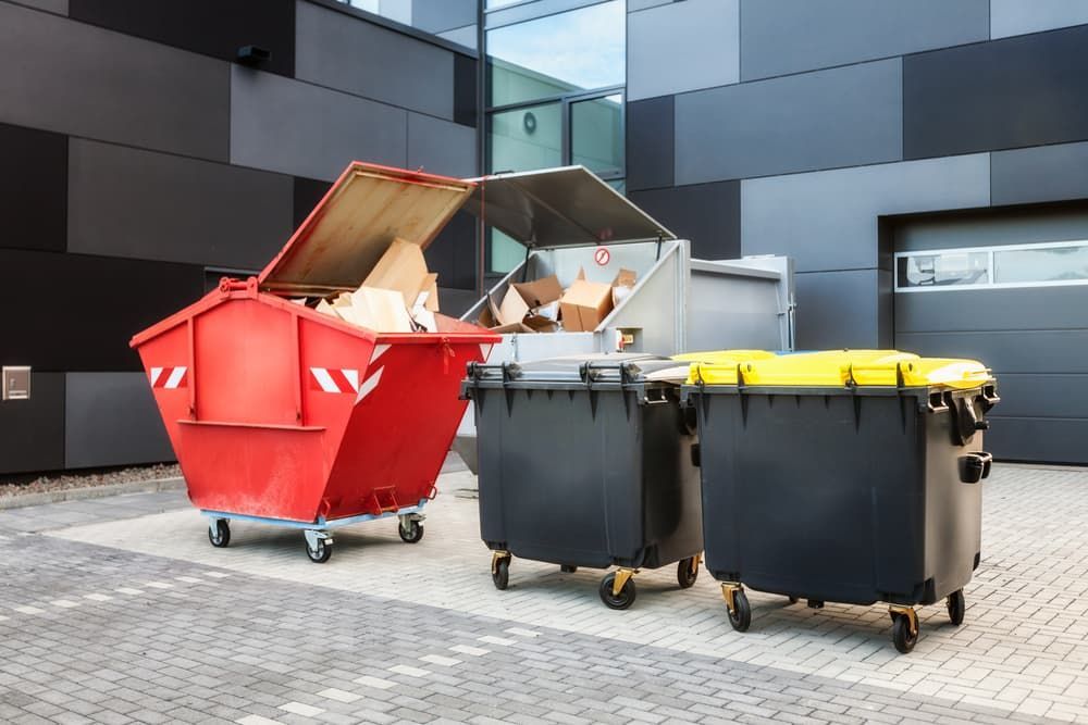 Red Dumpster And Garbage Bins - Skip Bin Hire in Karuah, NSW
