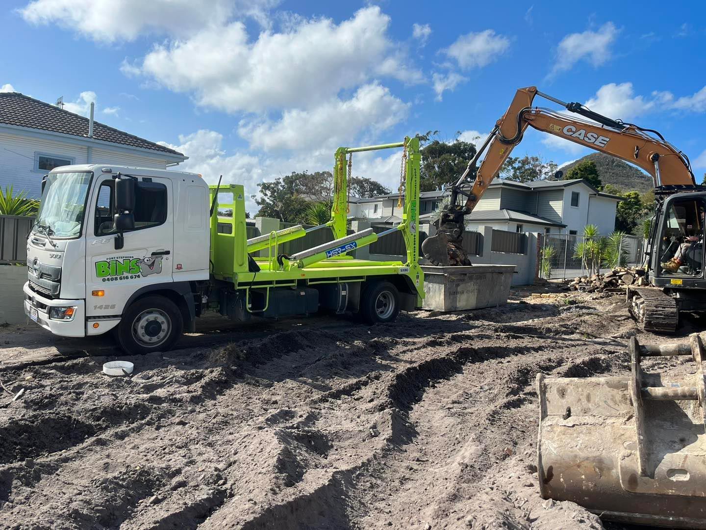 Filling Skip Bins