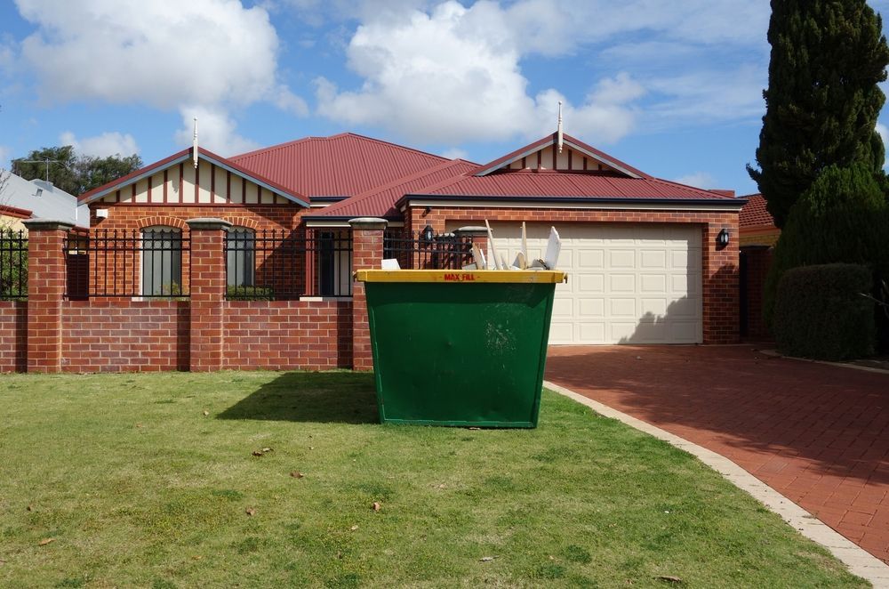 Big Rubbish Skip Near Road Side - Skip Bin Hire in Nelson Bay, NSW