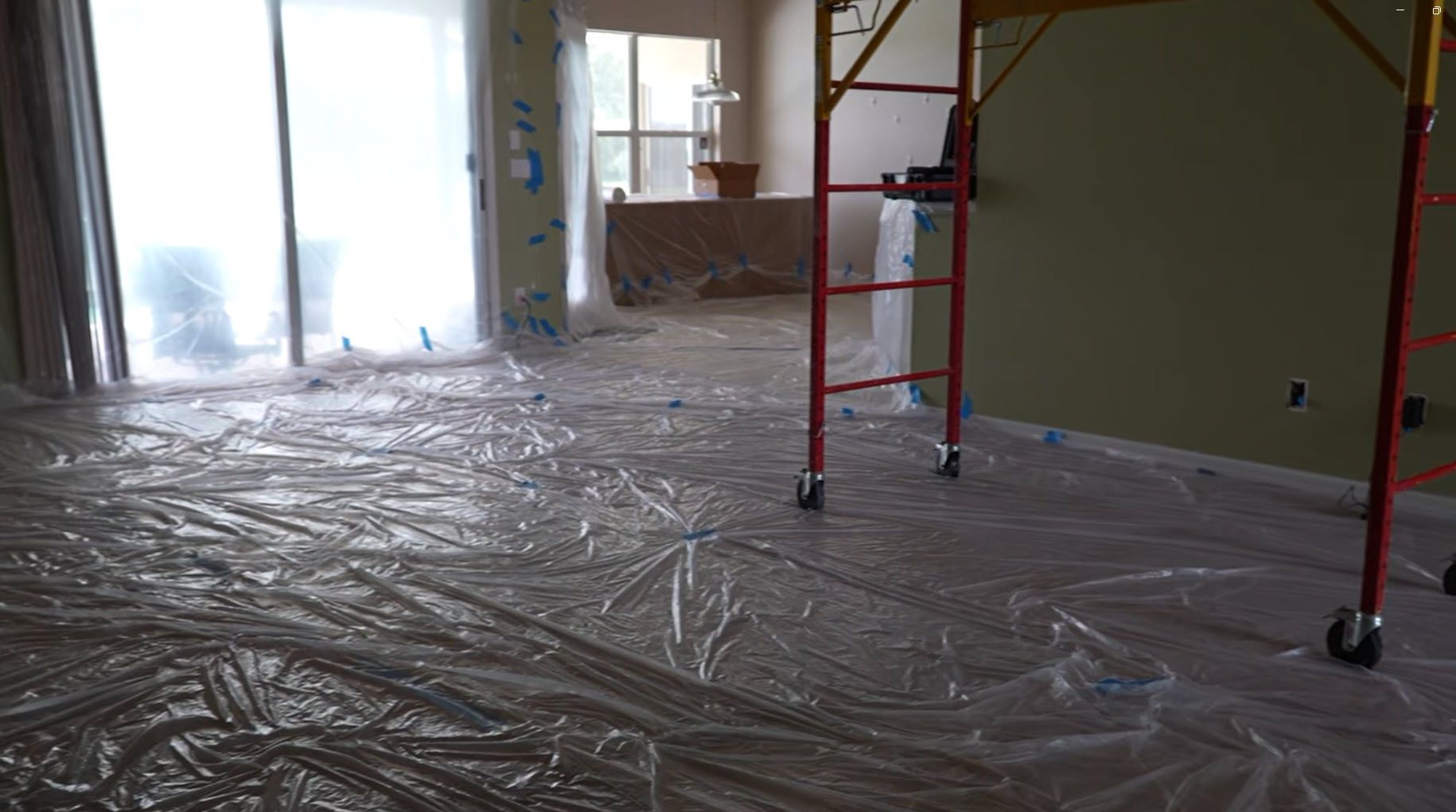 Floor protection during restoration