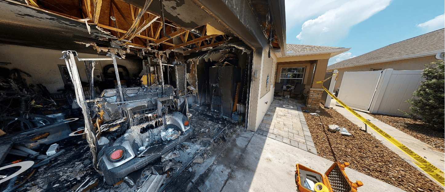fire damage cleanup in the villages, fl home