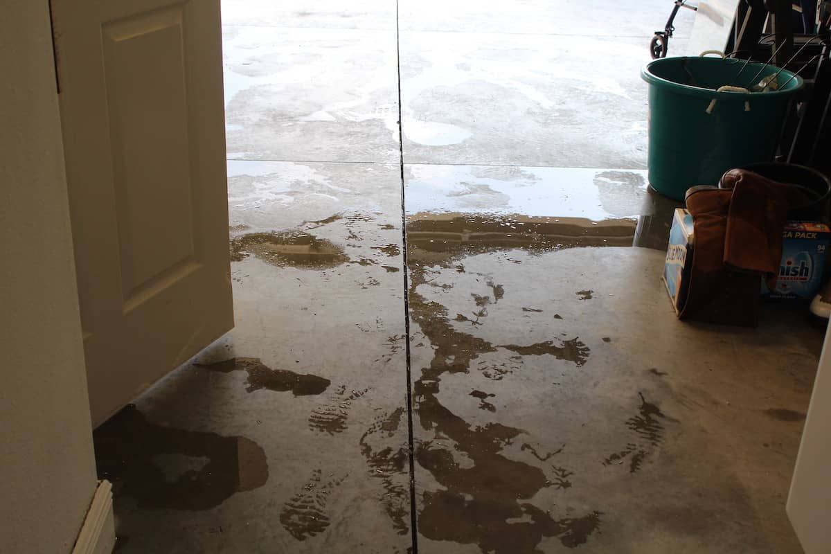 water damage cleanup