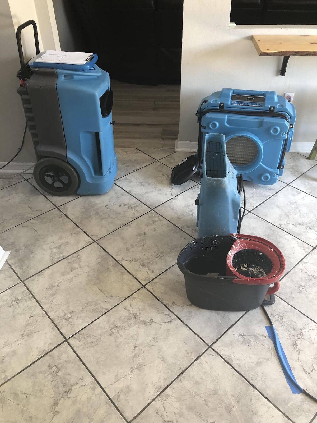 water damage extraction