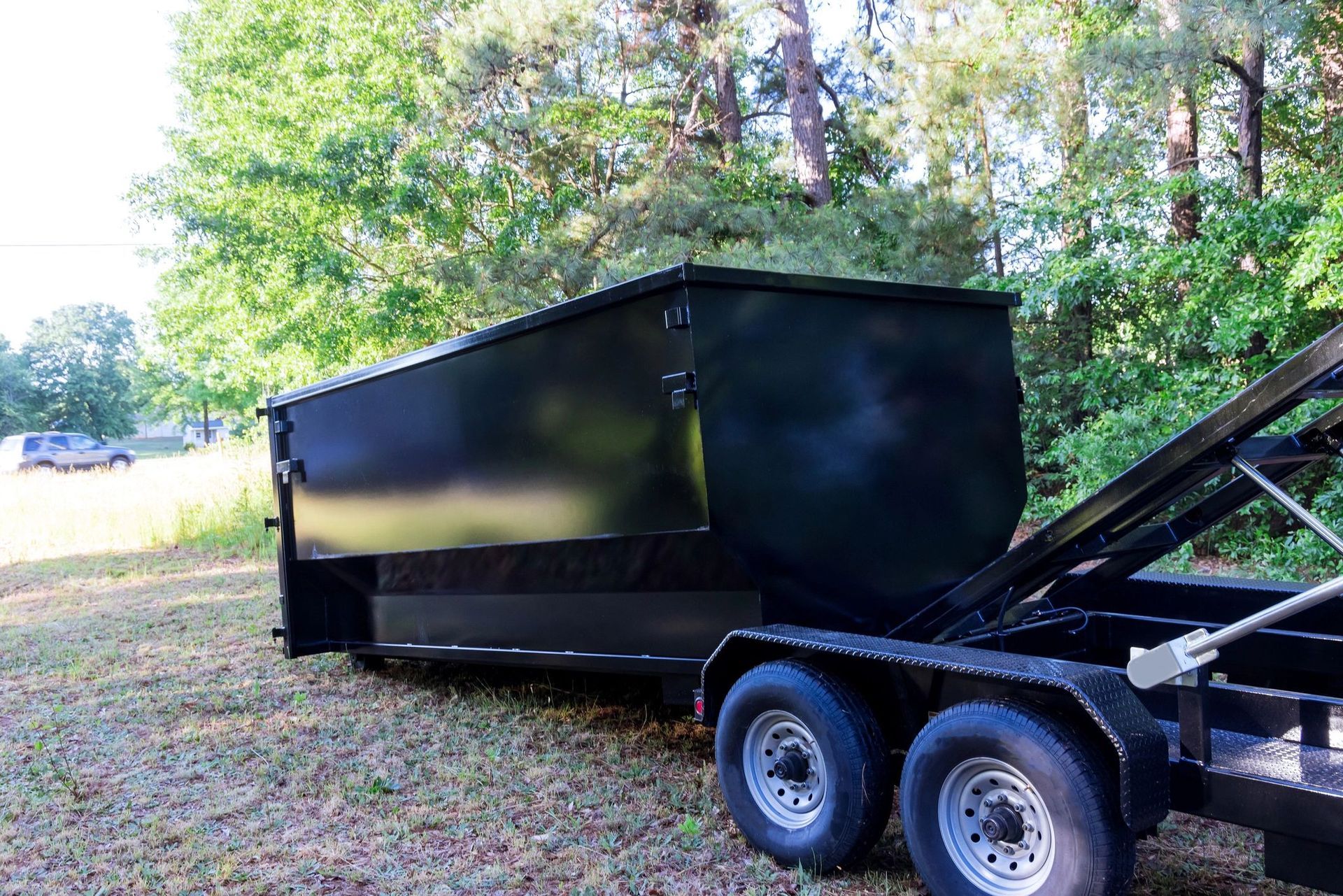 Dumpster ready for same-day delivery