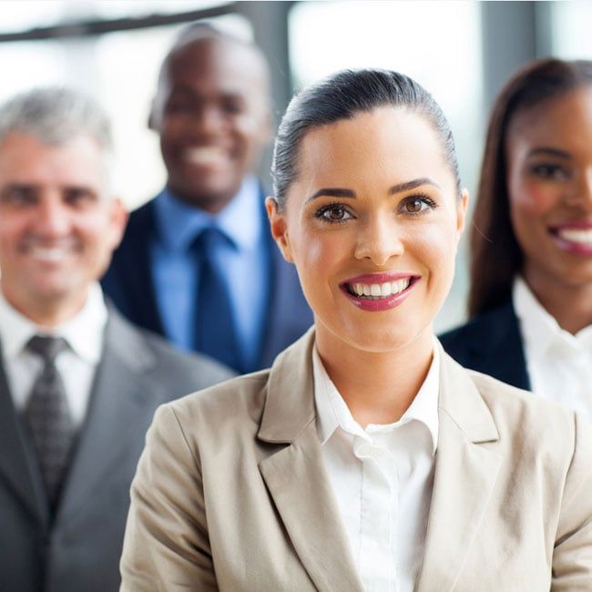 Business People in a Team