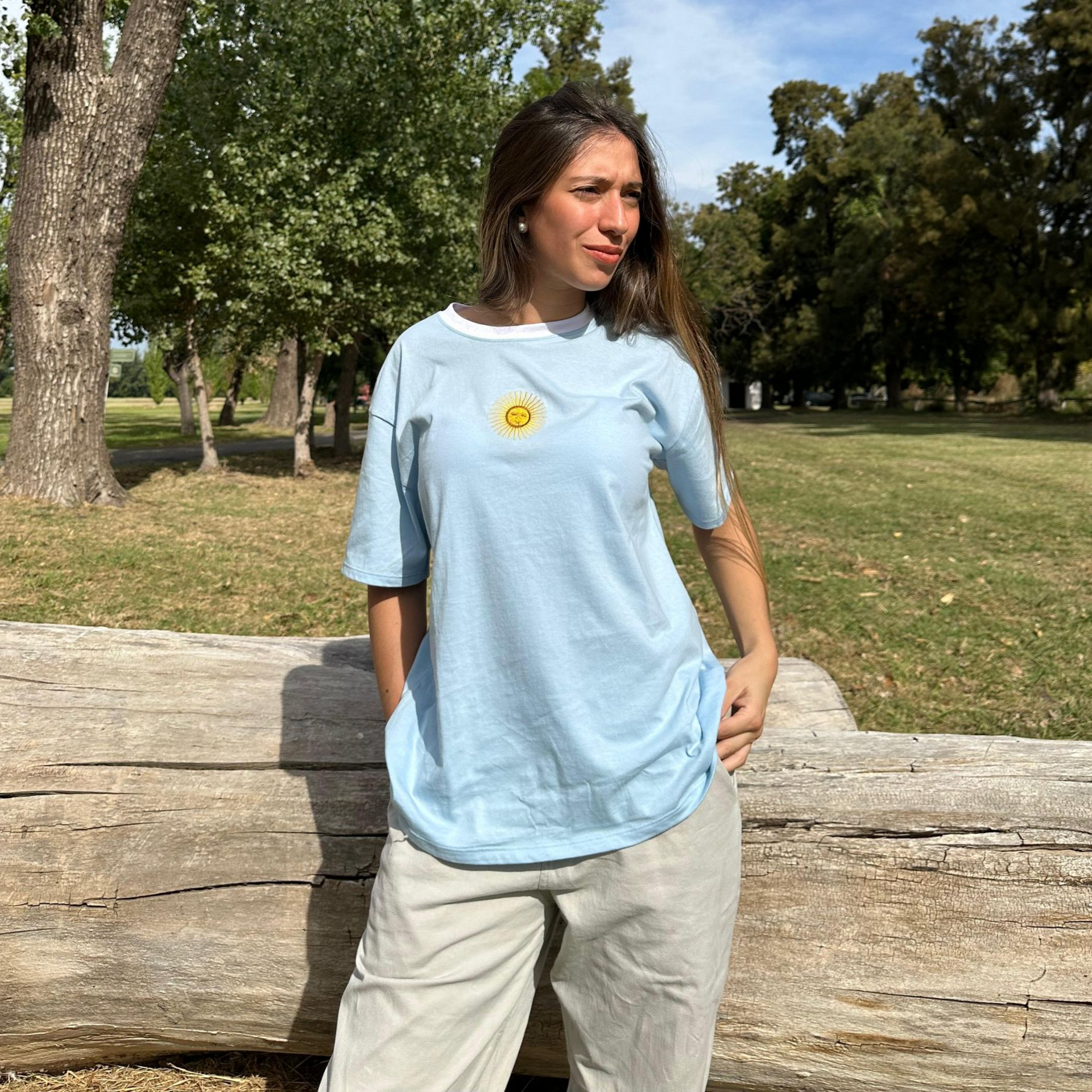 REMERA SOL DE MAYO LISA