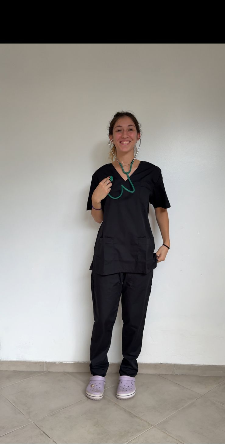 Ambo Médico Unisex de Tela Arciel COLOR NEGRO