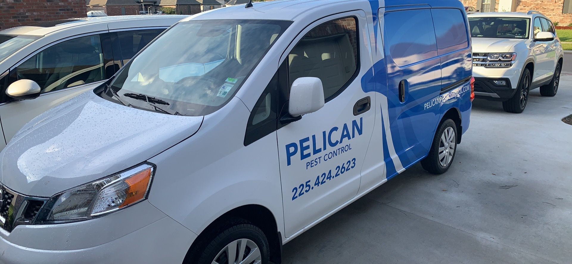 Pelican Pest Control Van in Gretna LA