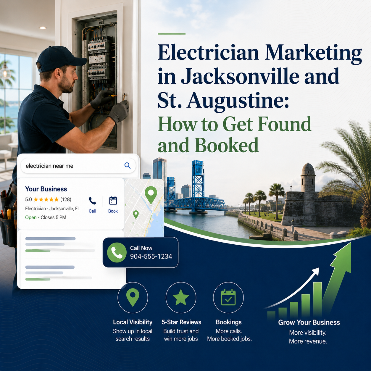 Electricians Marketing in Jacksonville and St Augustine