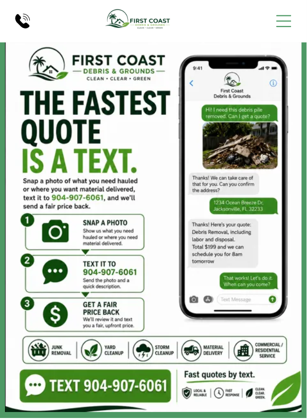 Mobile Optimized Website Design with Clear Call to Action 